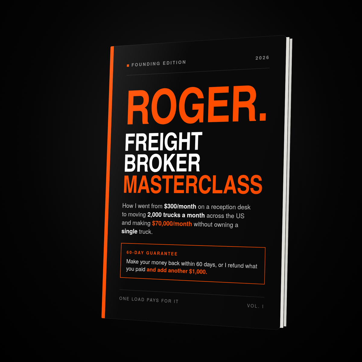 ROGER. FREIGHT BROKER MASTERCLASS